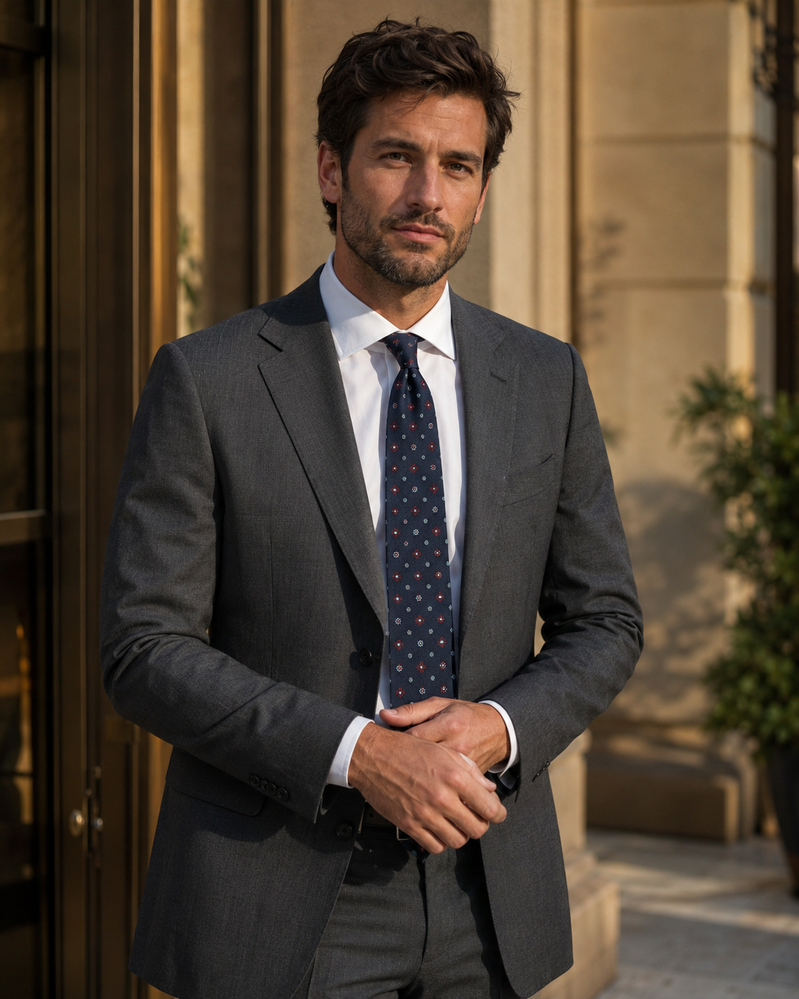 Deep Ocean – Handcrafted Italian Silk Necktie