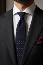 Deep Ocean – Handcrafted Italian Silk Necktie