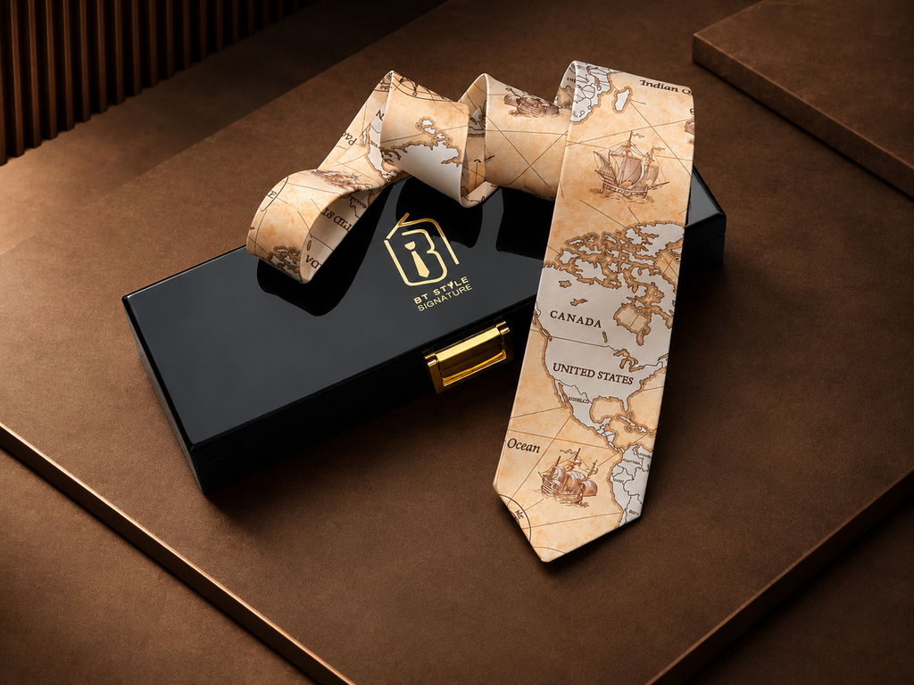 ATLAS AMERICANA Explorer Heritage Signature Necktie