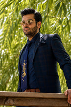 DELKHAH Persian Poetry Signature Necktie