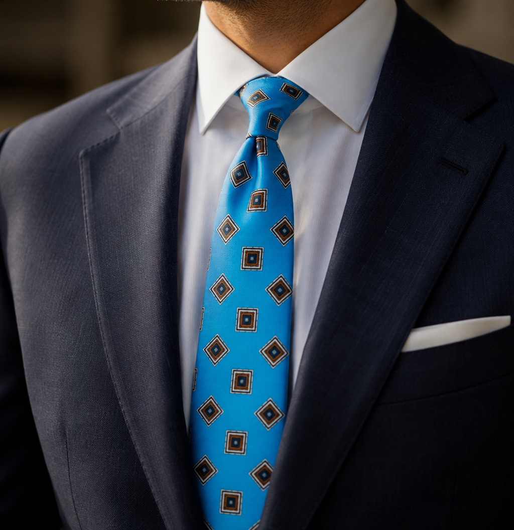 Firoozeh – Handcrafted Italian Silk Necktie