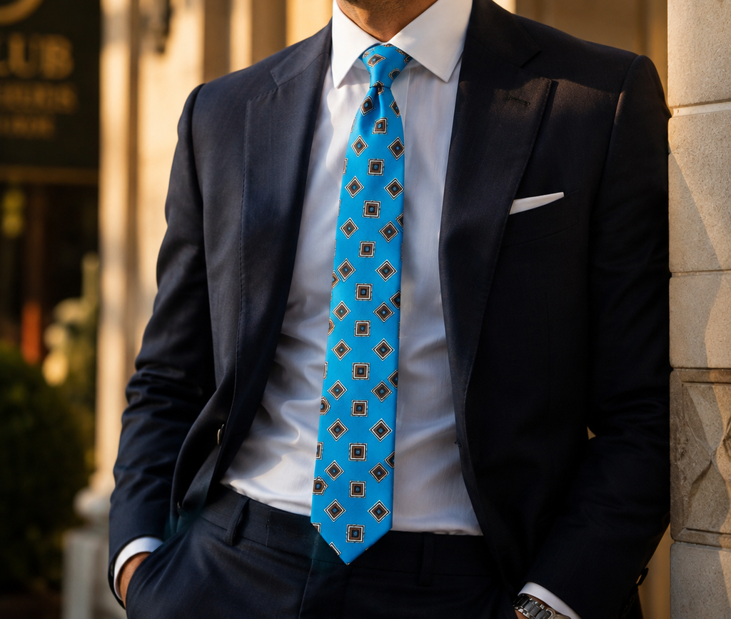 Firoozeh – Handcrafted Italian Silk Necktie