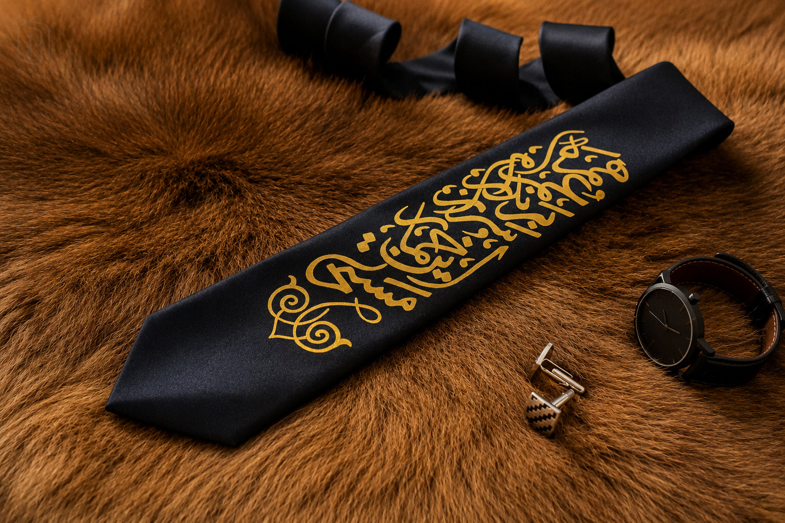 KHOMAR-E-MASTI Persian Poetry Signature Necktie