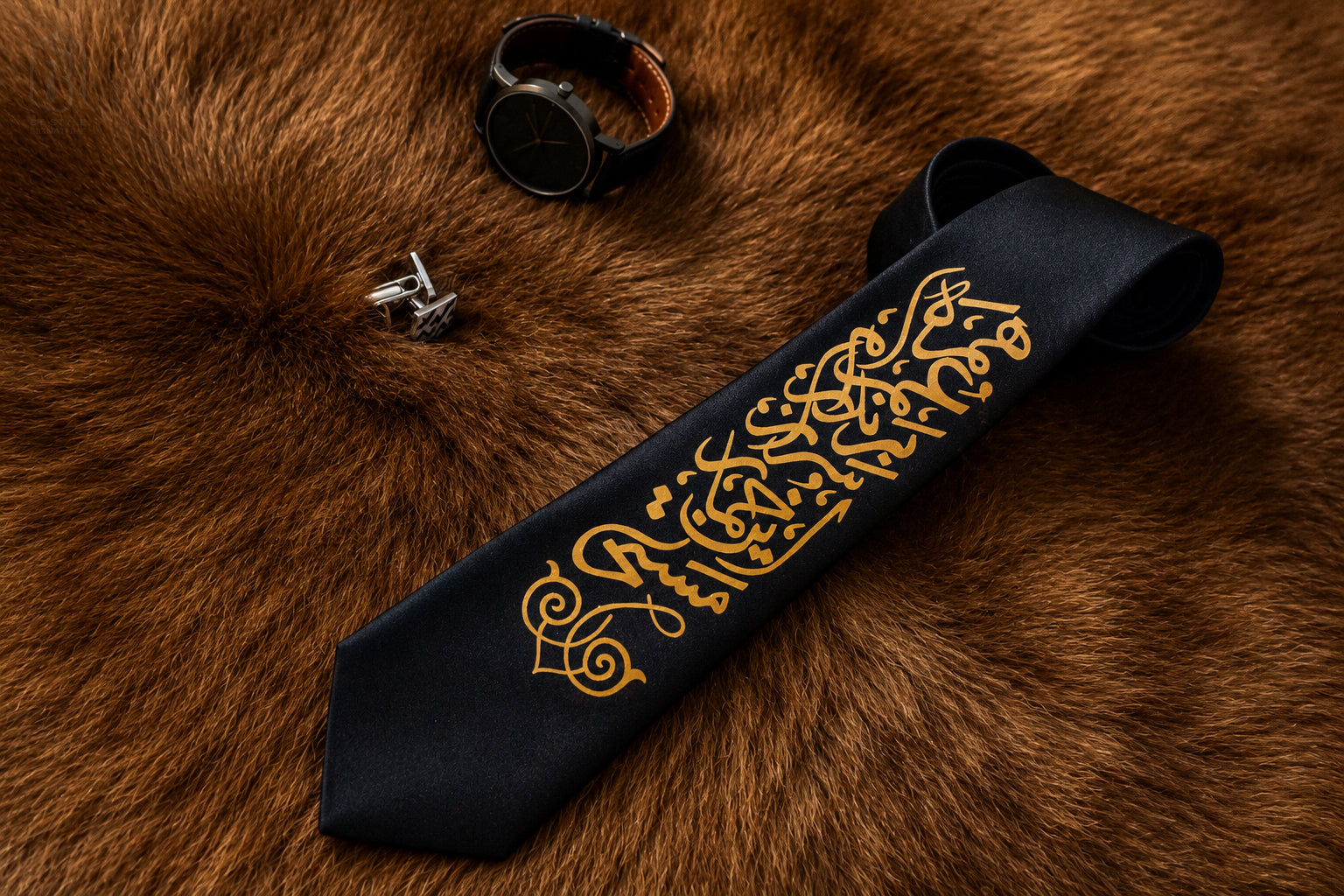 KHOMAR-E-MASTI Persian Poetry Signature Necktie