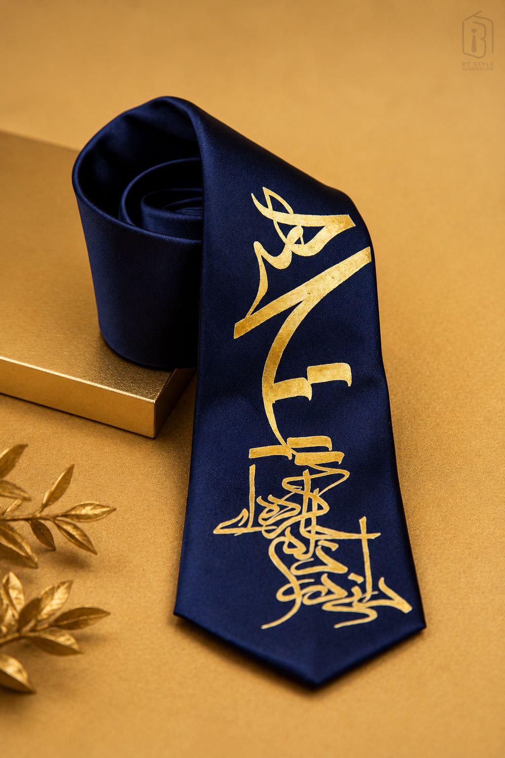 HIICH Persian Poetry Signature Necktie
