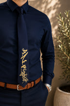 HIICH Persian Poetry Signature Necktie