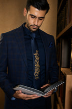 JANAN Persian Poetry Signature Necktie