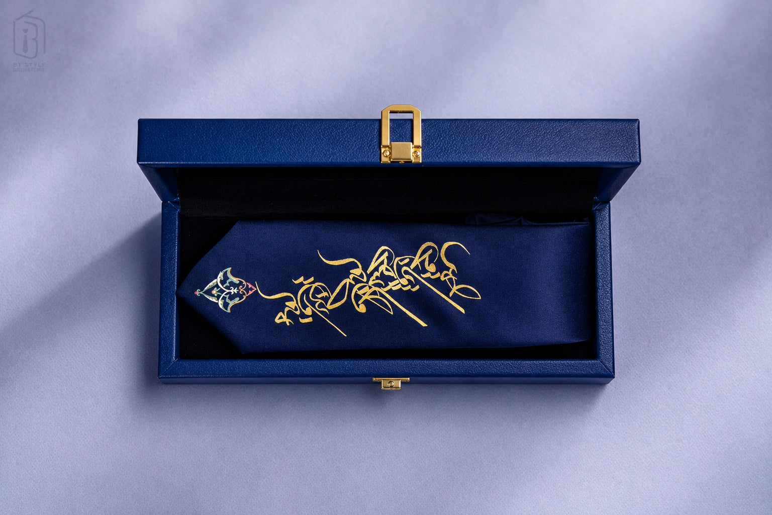 SANAM Persian Poetry Signature Necktie