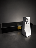 Scarface | Black & White Statement Satin Necktie