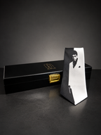 Scarface | Black & White Statement Satin Necktie